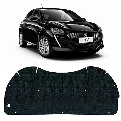Forro Capo Peugeot 208 2020-2024 Manta Autocolante Isolante termoacustico + Presilhas
