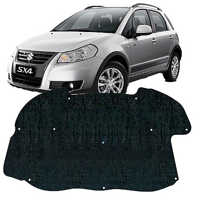 Forro Capo Suzuki Sx4 2010-2015 Manta Autocolante Isolante + Presilhas