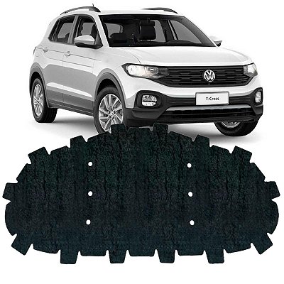 Forro Capo Volkswagen T-cross 2019-2023 Manta Autocolante Isolante + Presilhas