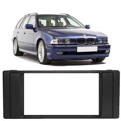 Moldura Painel Bmw X5 E39 1995-2006 2 Din para Multimídia