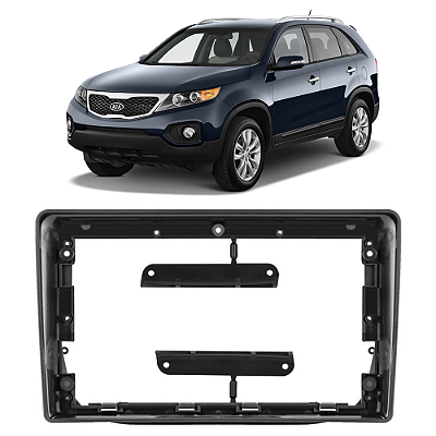 Moldura Painel 9 Polegadas Kia Sorento 2013 2014 2015 para Multimídia