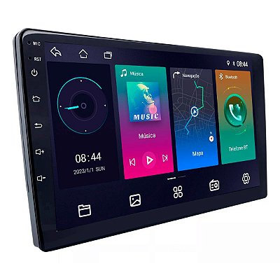 Central Multimídia 9" Polegadas Android 2GB RAM 32GB ROM CarPlay GPS WiFi