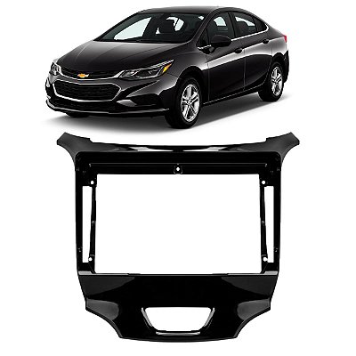 Moldura Painel 9 Polegadas Cruze 2017-2022 p Multimídia
