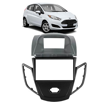 Moldura Painel New Fiesta 13 14 15 16 17 18 19 DVD MP5