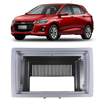 MOLDURA PAINEL ONIX 20/23 9 POL PRETO C/FRISO PRATA