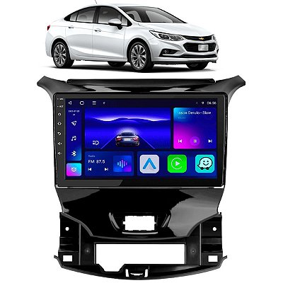 KIT MULTIMIDIA ANDROID 9" CRUZE 17/21 BLACK PIANO CHEVROLET