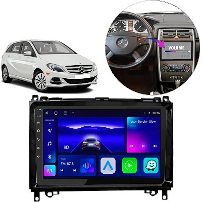 KIT MULTIMIDIA OCTA-CORE 9" B200 06/12 PRETO MERCEDES CARPLA