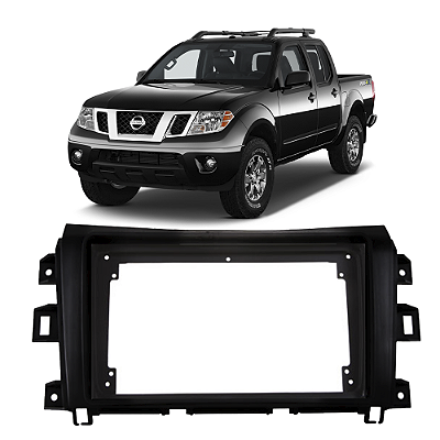 MOLDURA PAINEL FRONTIER 17/25 9 POL PRETO NISSAN
