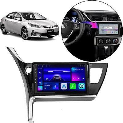 KIT MULTIMIDIA OCTA-CORE 9" COROLLA 18/19 CARPLAY ANDROID