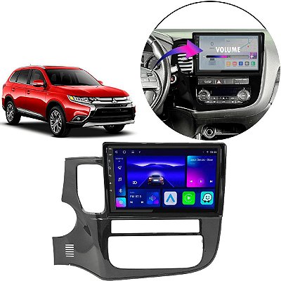 Kit Central Multimídia Android Octa-Core 4-64GB Outlander 2014-2022 GPS + Câmera
