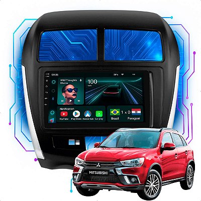 KIT MULTIMIDIA ANDROID 4/64GB 7" ASX 10/22 PRETO MITSUBISHI