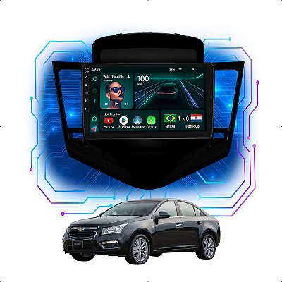 KIT MULTIMIDIA ANDROID 4/64GB 9" CRUZE 11/16 BLACK PIANO CHE