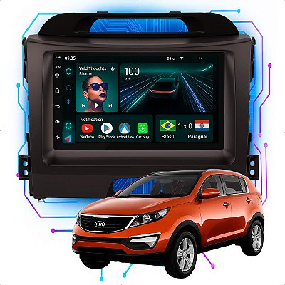 KIT MULTIMIDIA ANDROID 4/64GB 7" SPORTAGE 11/16 PRETO