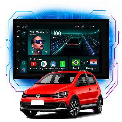 Kit Multimídia Android 7” Fox 2010-2013 | 4GB + 64GB, CarPlay e Android Auto