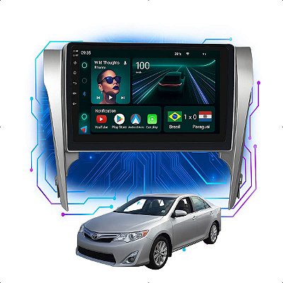 KIT MULTIMIDIA ANDROID 4/64GB 10" CAMRY 12/17 PRATA JP/CH TO