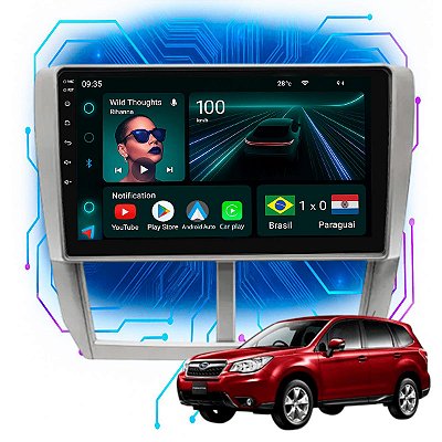 Kit Multimidia Android 4GB/64GB 9p Forester 2009-2012 Carplay Wifi + Spotify
