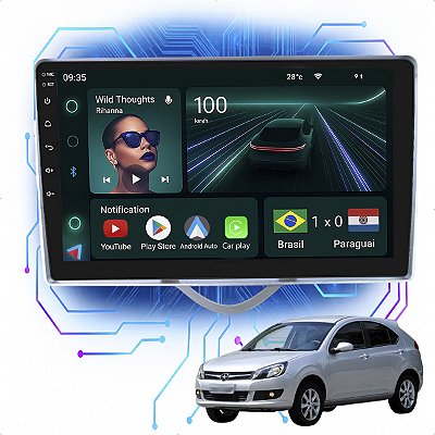 Kit Multimidia Android 4/64GB 9p J3 2011-2013 Gps + Wifi Câmera De Ré