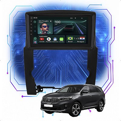 KIT MULTIMIDIA ANDROID 4GB/64GB 9" SORENTO 10/12 PRETO CARPL