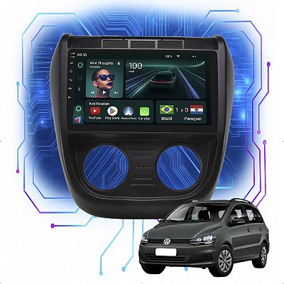 Kit Multimidia Android 4GB/64GB 9p Spacefox 2003-2009 Gps + Spotify