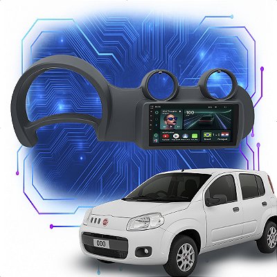 Kit Multimidia Android 4/64GB 9p Uno Vivace 2011-2016 Android Auto + Wifi