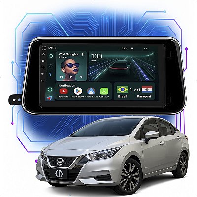 Kit Multimidia Android 4GB/64GB 9p Versa 2021-2023 Gps + Bluetooth