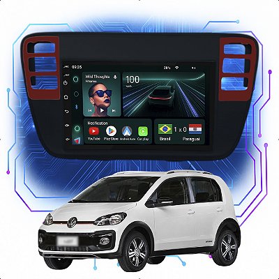 Kit Multimidia Android 4-64GB 7p UP 14-17 Spotify + Gps