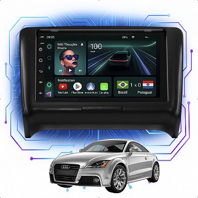 Kit Multimidia Android 4-64GB 7p TT 00-14 Carplay + Gps