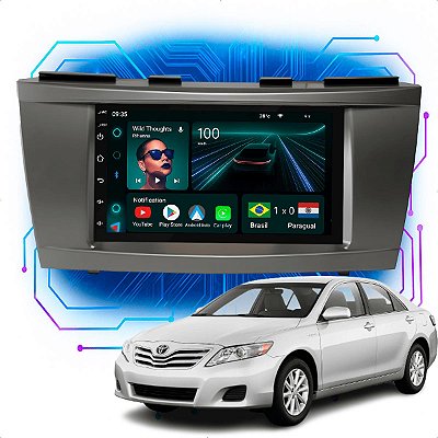 KIT MULTIMIDIA ANDROID 4/64GB 7" CAMRY 06/11 2 DIN PRETO JP/