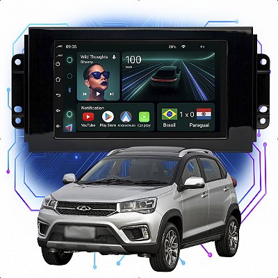 Kit Multimídia Android 4/64GB 7p Tiggo 2 2018 a 2022