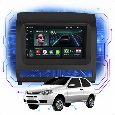 Kit Multimídia Android 4/64GB 7p Palio Celebration 2004 a 2014 Maps + Wifi