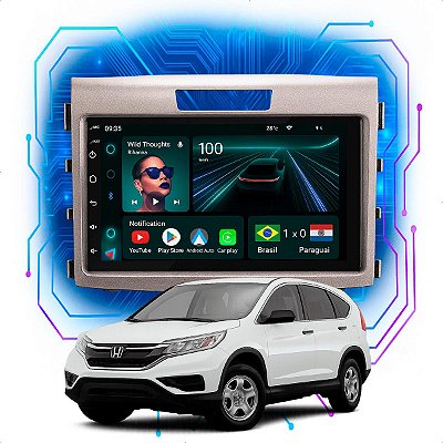 Kit Multimidia Android 4/64GB 7p Honda Crv 2012 a 2016