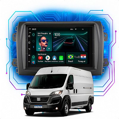 Kit Multimídia Android 4/64GB 7p Ducato 2023 a 2025