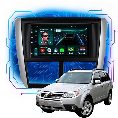 Kit Multimídia Android 4/64GB 7p Forester 2009 a 2012