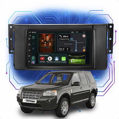 Kit Multimídia Android 4/64GB 7p Freelander 2 Discovery 3 06