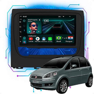Kit Multimidia Android 4-64GB 7p Idea 13-16 Carplay + Gps