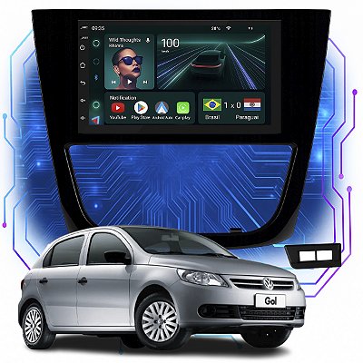 Kit Multimídia Android 4/64GB 7p Gol G5 2008 a 2012