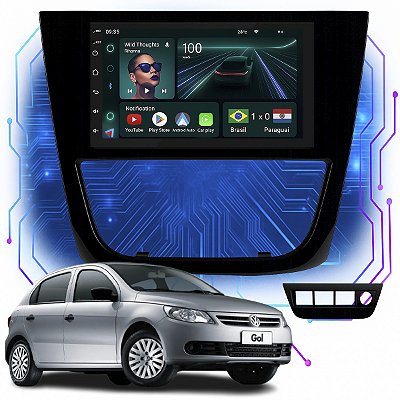 Kit Multimídia Android 4/64GB 7p Gol G5 2008 a 2012