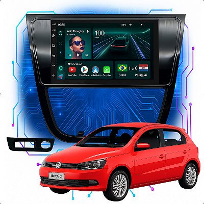 Kit Multimídia Android 4/64GB 7p Gol G5 2008 a 2012