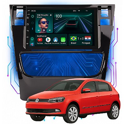 Kit Multimídia Android 4/64GB 7p Gol G6 2012 a 2016