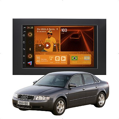 Kit Multimidia Android 2-64GB 7p A4 02-08 Youtube + Wifi