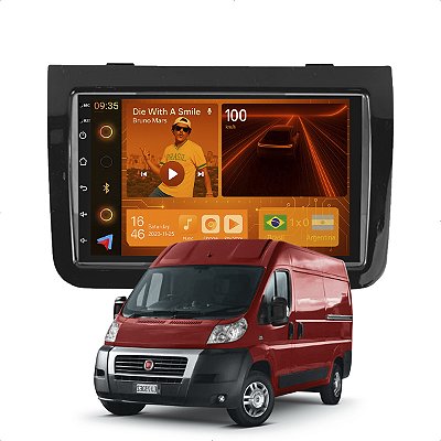 Kit Multimidia Android 2-64GB 7p Ducato 18-21 Youtube + Wifi