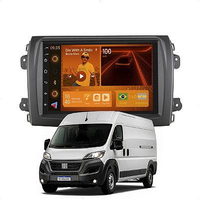 KIT MULTIMIDIA ANDROID 2/64GB 7" DUCATO 20/24 2 DIN PRETO JP