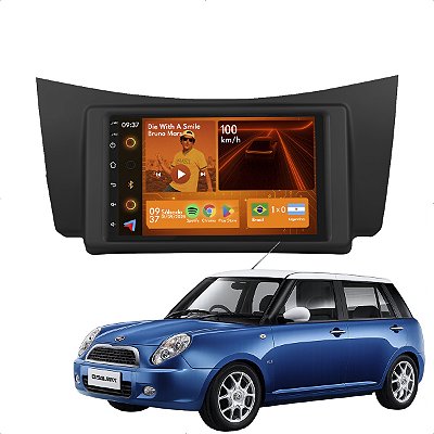KIT MULTIMIDIA ANDROID 2/64GB 7" LIFAN 320 10/12 PRETO JP/CH