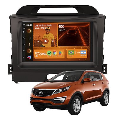 Kit Multimidia Android 2-64GB Youtube + Wifi 7pol Sportage 11-16