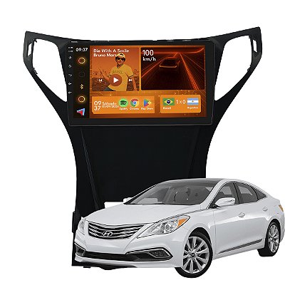 Kit Multimídia Android 2GB/64GB 9p Azera 2012 a 2017 Carplay