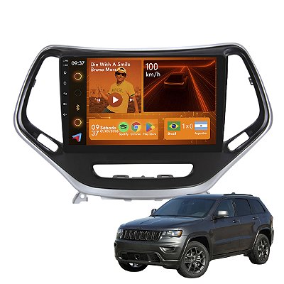 Kit Multimidia Android 2-64gb 9pol Cherokee 16-21 Carplay