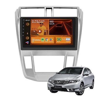 Kit Multimidia Android 2+64gb 9p City 09-14 Youtube + Wifi