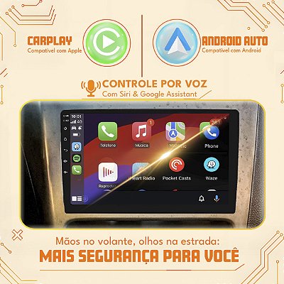 Kit Multimidia Android 2+64gb 9pol City 18-21 Maps + Gps