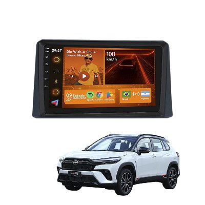 Kit Multimidia Android 2-64gb 9p Corolla Cross 22-26 Youtube