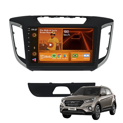 Kit Multimidia Android 2-64gb 9p Creta 16-21 Carplay + Gps